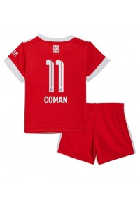 Bayern Munich Kingsley Coman #11 Babyklær Hjemme Fotballdrakt til barn 2022-23 Korte ermer (+ Korte bukser)